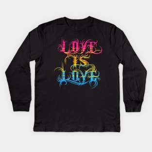 Love is Love - Pansexual Pride Kids Long Sleeve T-Shirt